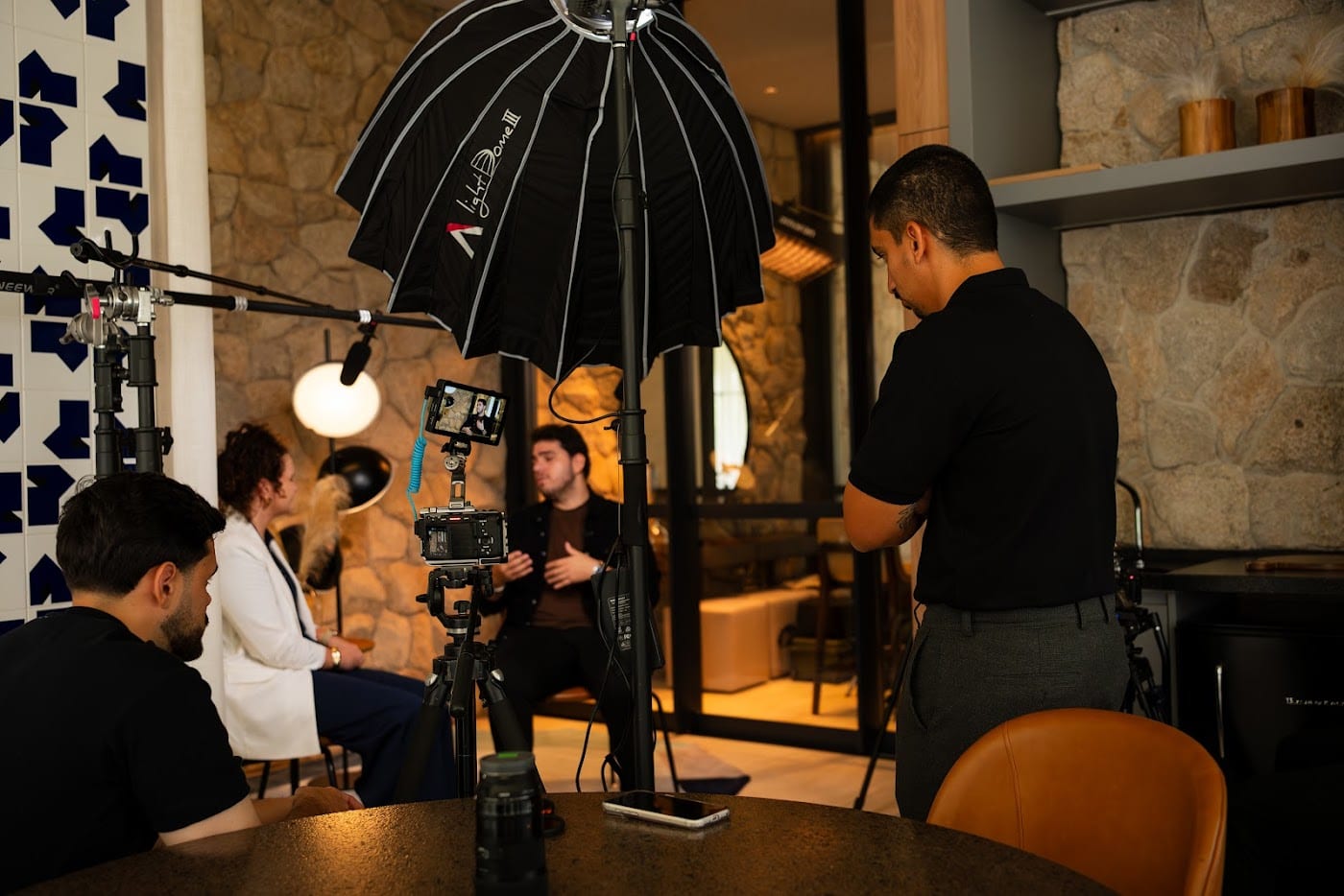 Bastidores do Studio Vanguarda 5